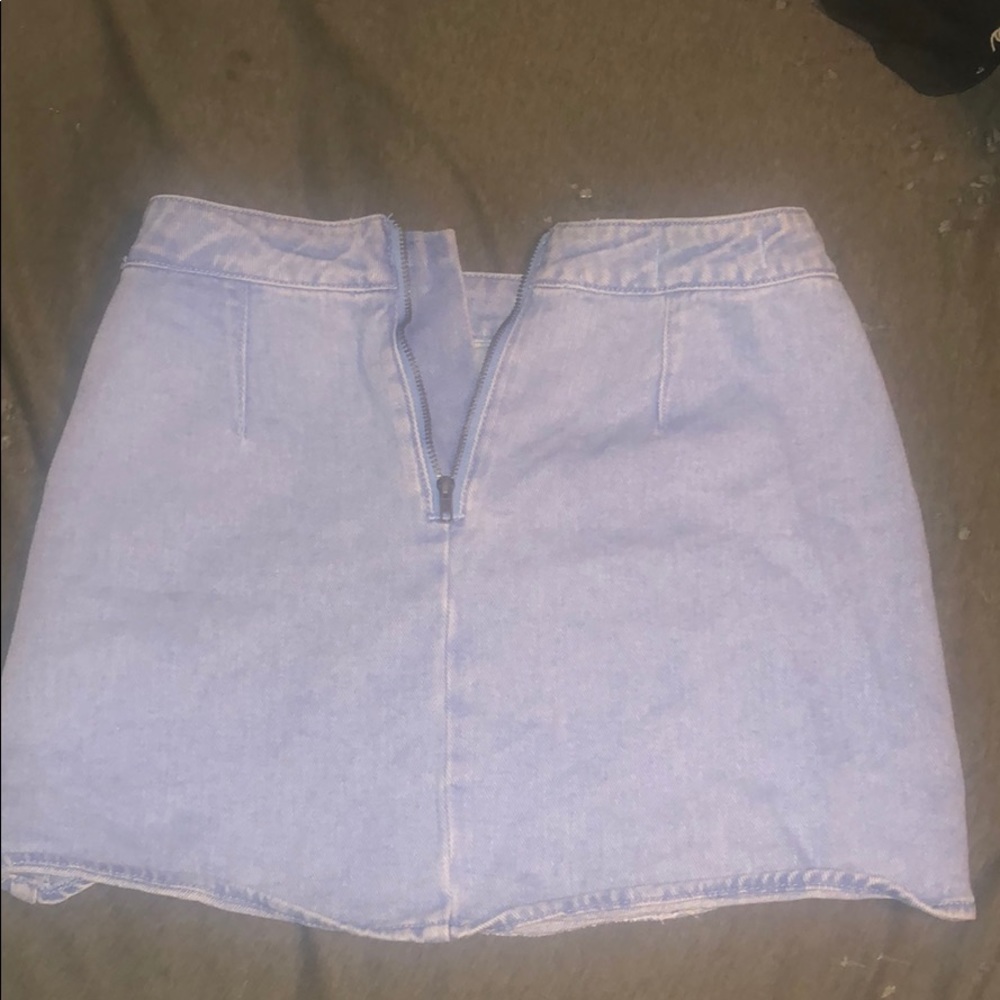 Pacsun Denim Light Blue Skirt - Picture 3 of 4